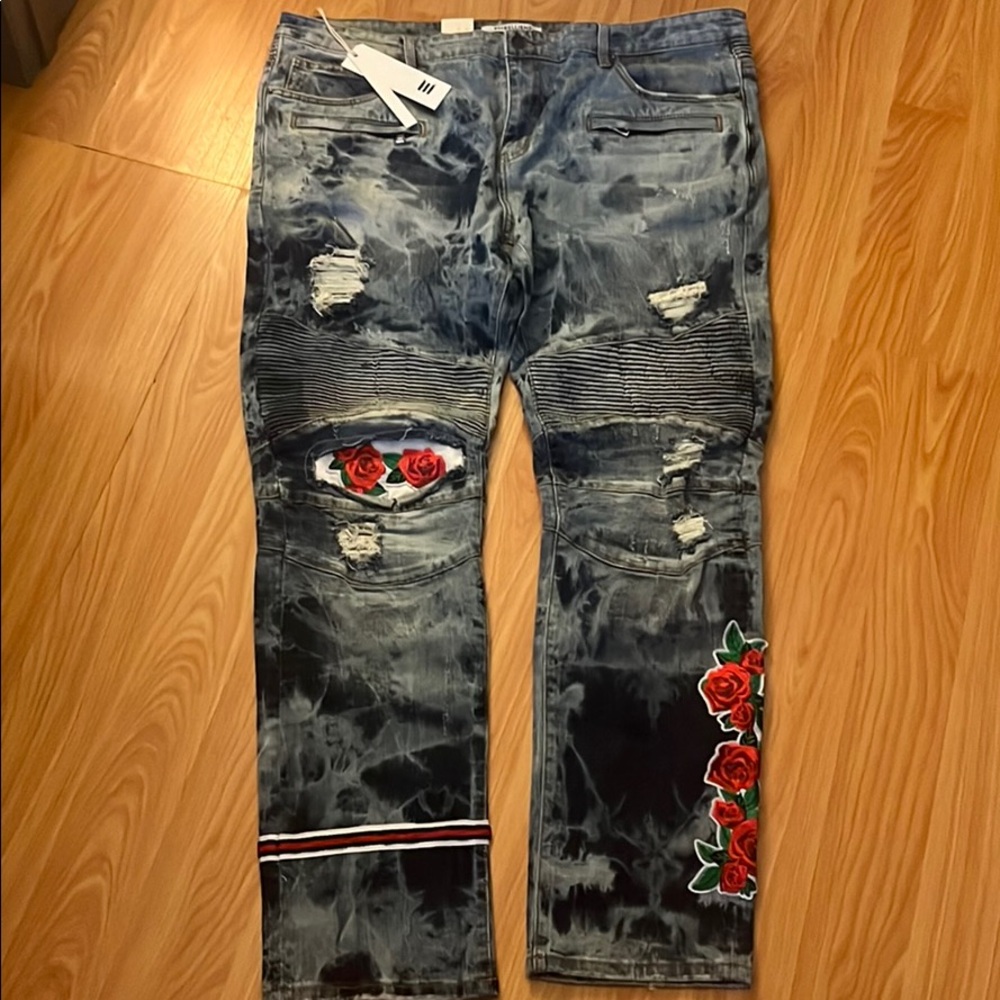 Vintage Embellish Jeans Size 42